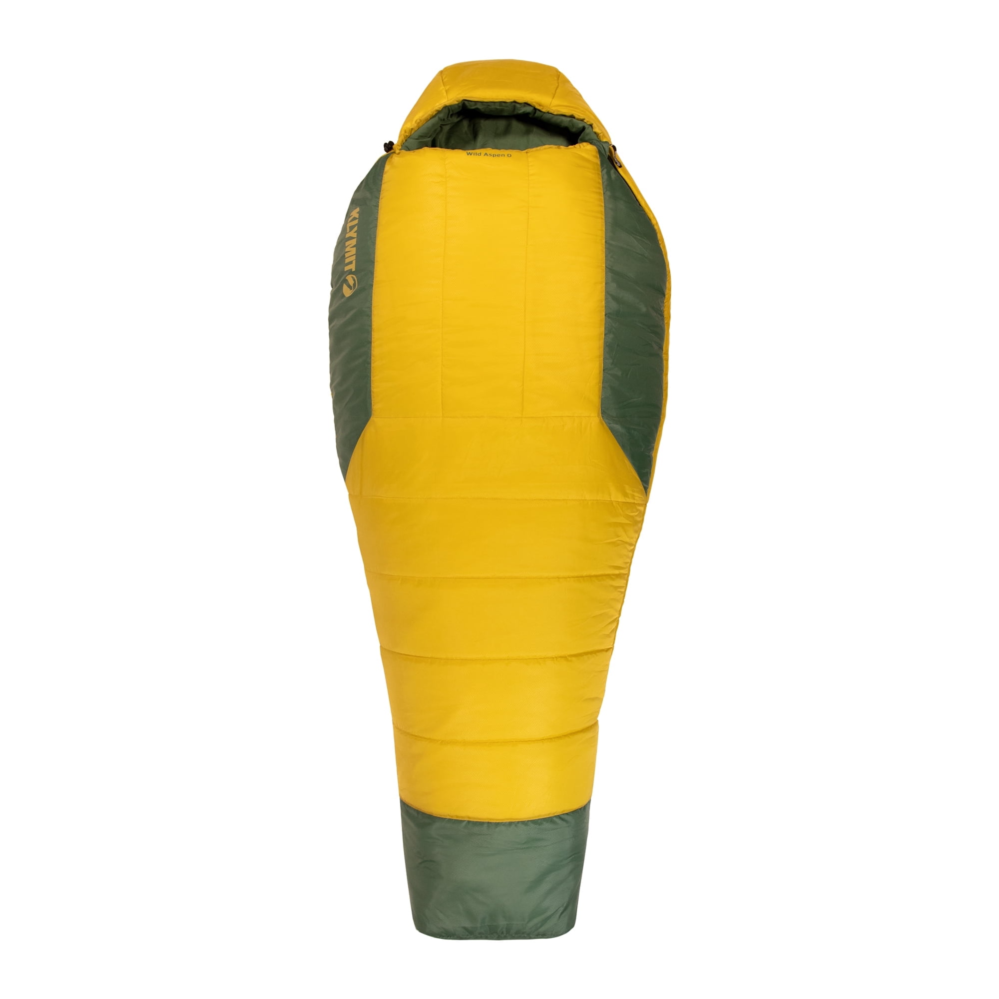 Klymit Wild Aspen 0 Degree Mummy Sleeping Bag, 4-Season Lightweight Water-Repellent Camping & Backpacking Bag, Large