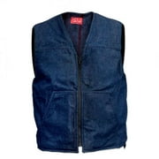 WILD ASS Lined Denim Vest, Rigid Blue - X-Large
