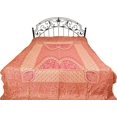thumbnail image 1 of Wild-Aster Reversible Jamawar Bedspread with Mughal Weave - Modal, 1 of 1