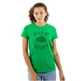 thumbnail image 1 of Wild At Heart Buffalo Inspirational Womens Fitted Plus Size Graphic Tee Brisco Brands 3X, 1 of 5