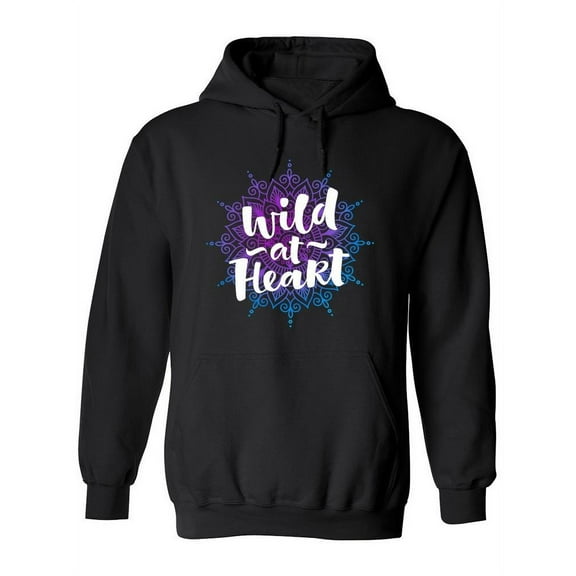Wild At Heart Design. Hoodie Women -Image by Shutterstock, Female Large