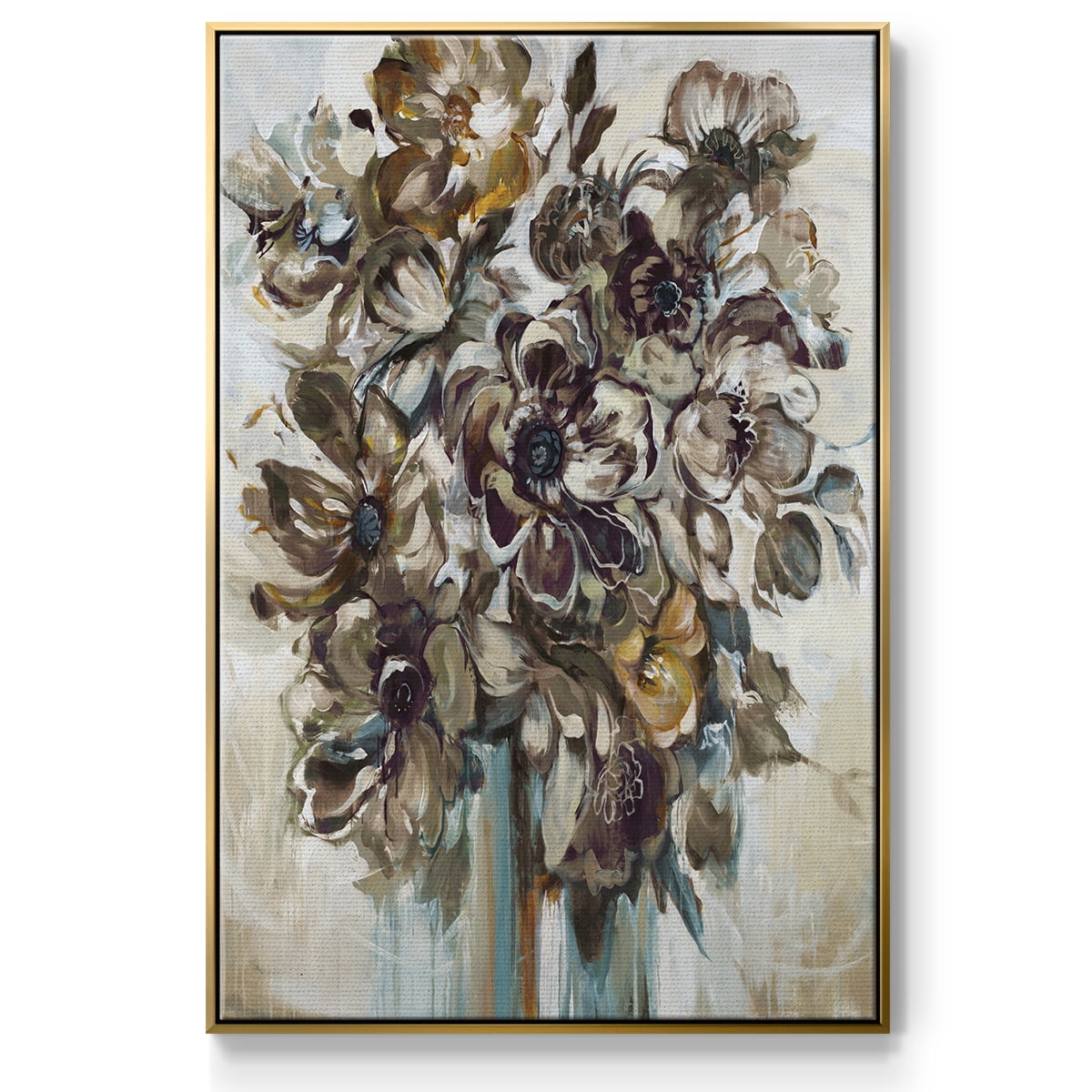 Wild At Heart VI Framed Premium Gallery Wrapped Canvas - Ready to Hang - 25 x 37 - Gold Floating Frame