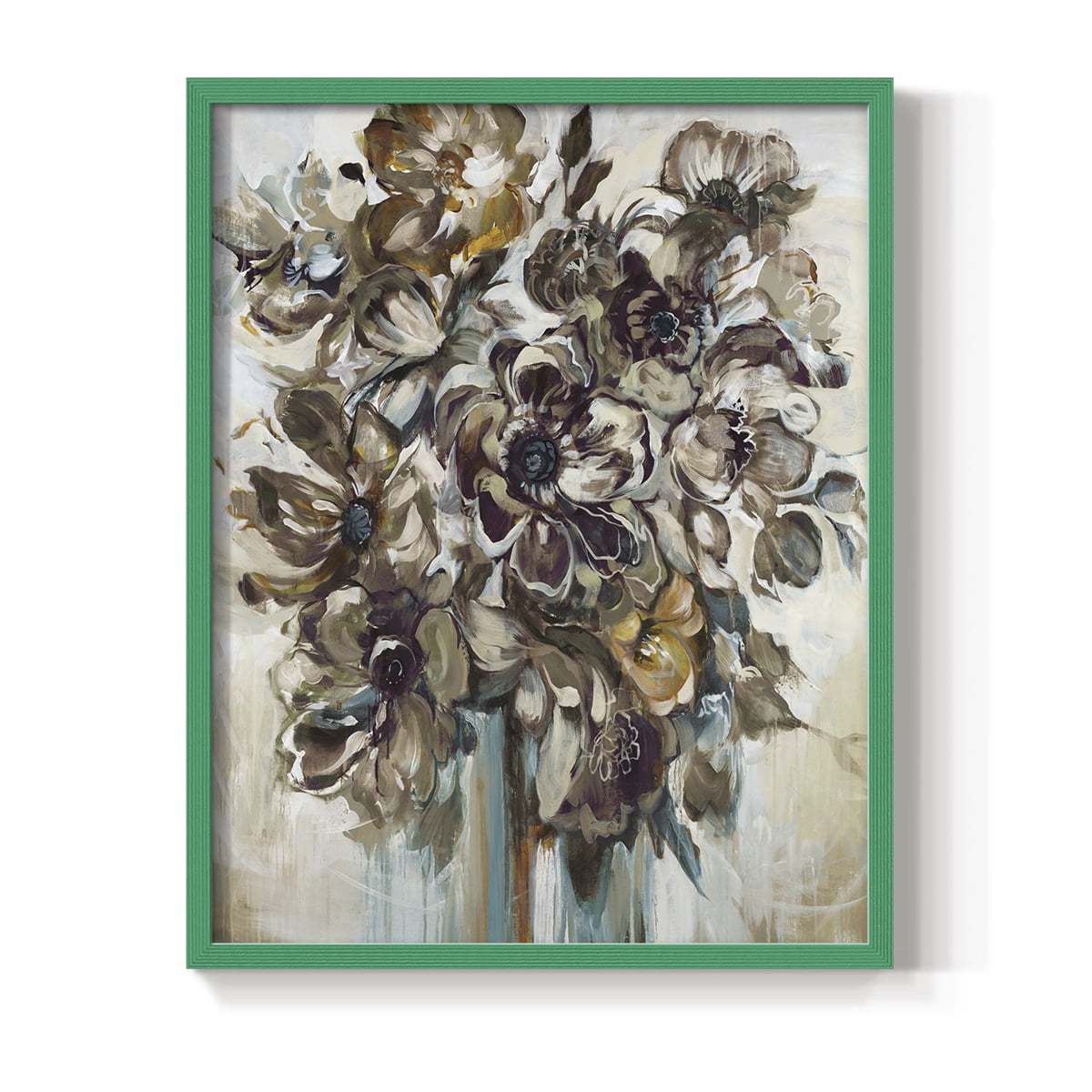 Wild At Heart VI Framed Print in Green Solid Wood 11 x 14 Framed Print