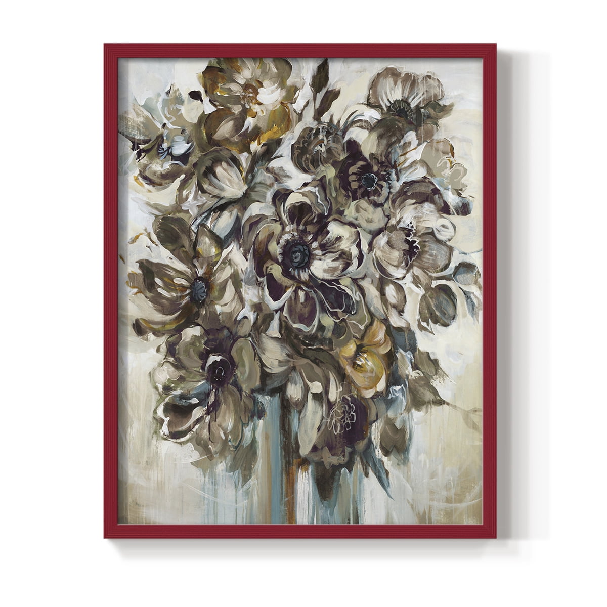 Wild At Heart VI Framed Print in Red Solid Wood 11 x 14 Framed Print