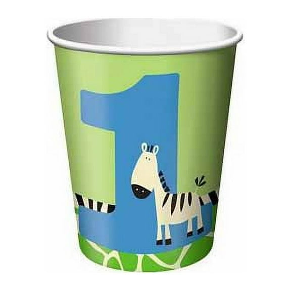 Wild At One Zebra Hot/Cold Cup by Creative Converting - 375686
