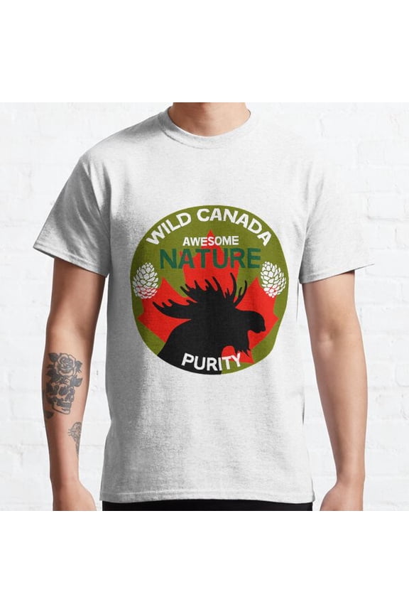 Wild Awesome Nature T Shirt Wild Awesome Nature T-shirt Wild Awesome Nature Life Off Grid Self Reliance Classic T-shirt