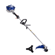 Wild Badger Power Badger 26cc Full Crank, Gas 2-Cycle 2-in-1 Straight Shaft Grass Trimmer