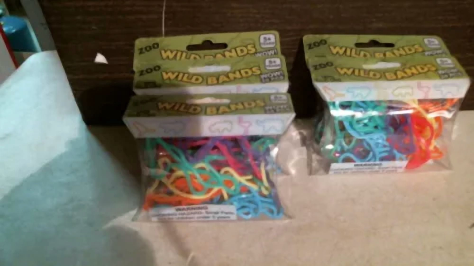 Wild Bands 20010 Zoo Shaped Rubber Bands, 5 Packs Per Order Free Shipping