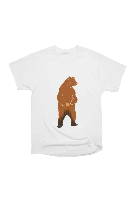 Wild Bear Forest T-Shirt Tee Gift For Him Merch For Her Apparel For Friend