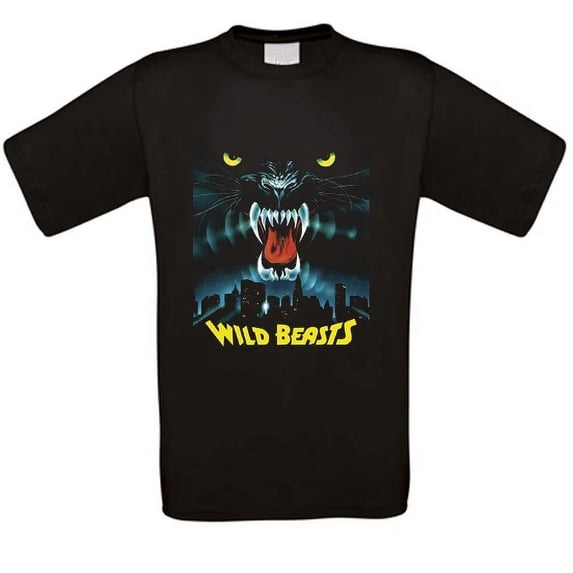 Wild Beasts Belve feroci Horror Kult Movie T-Shirt alle GrĂ¶ĂŸen NEU