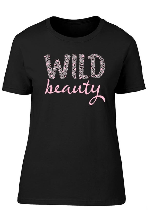 Wild Beauty Leopard Graphic T-Shirt Women -Image by Shutterstock, Female XX-Large
