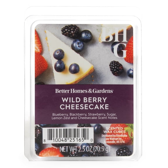 Better Homes & Gardens Wild Berry Cheesecake Wax Melts, 2.5 oz