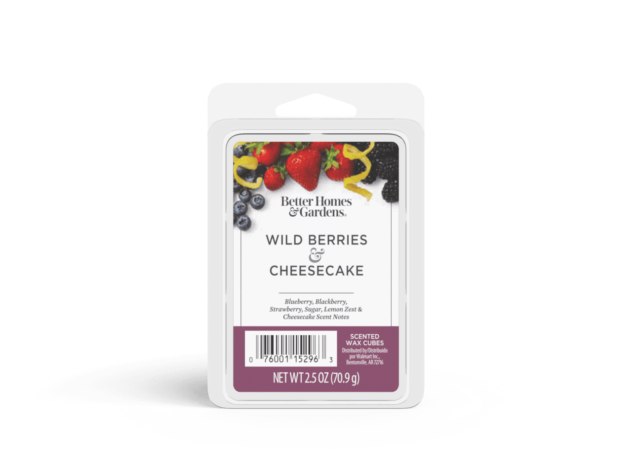 Better Homes & Gardens Wild Berries & Cheesecake Wax Melts, 2.5 oz