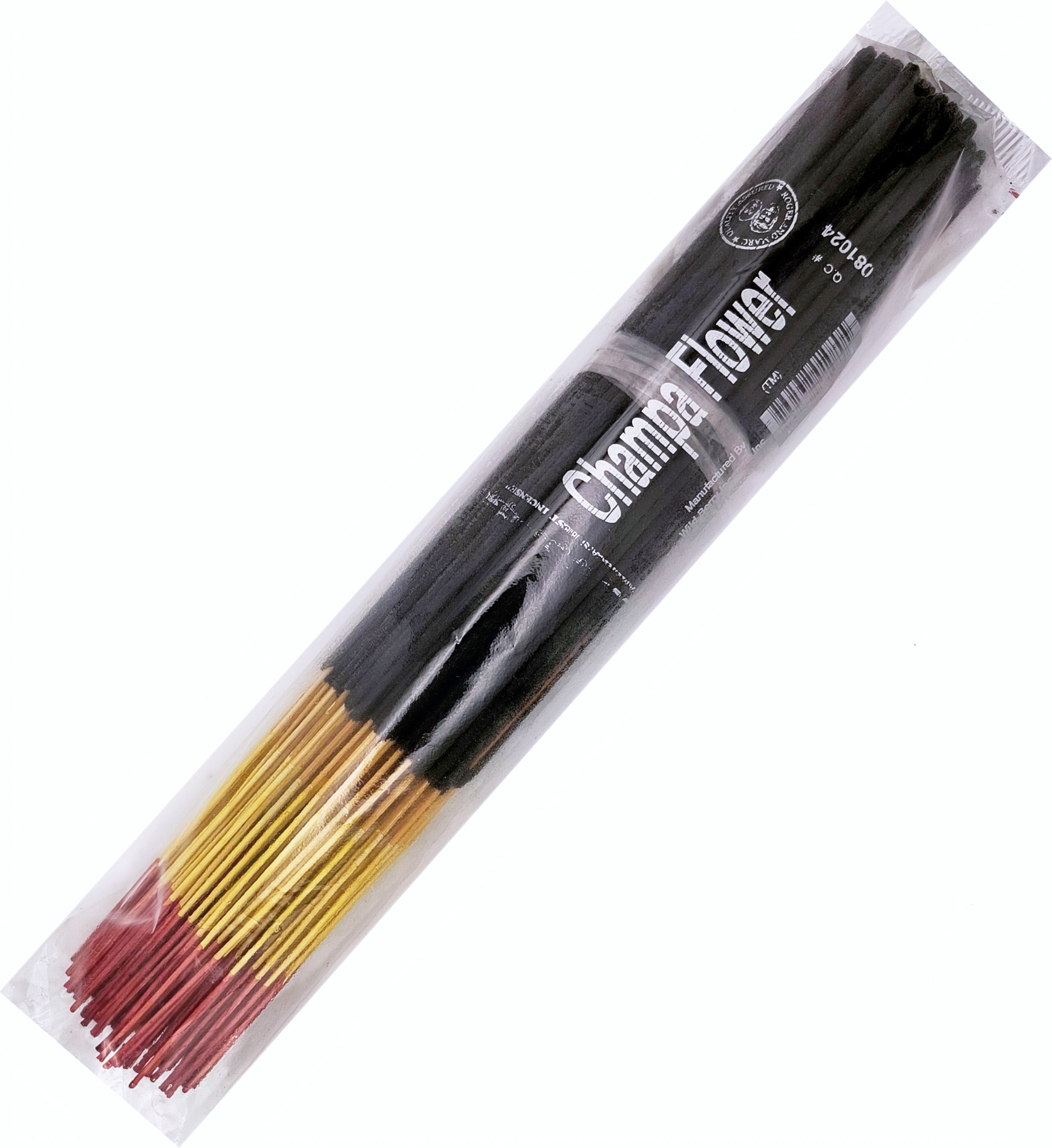 Wild Berry Champa Flower Incense Stick Bundle [100 Sticks Per Pack - Brown - 10.5"]