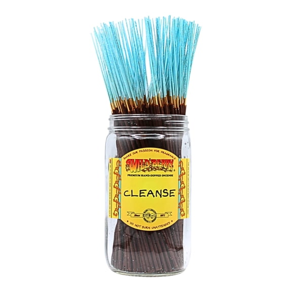 Wild Berry Cleanse Incense Sticks 100 Pack - Citrus Floral Sandalwood Amber Musk Scent