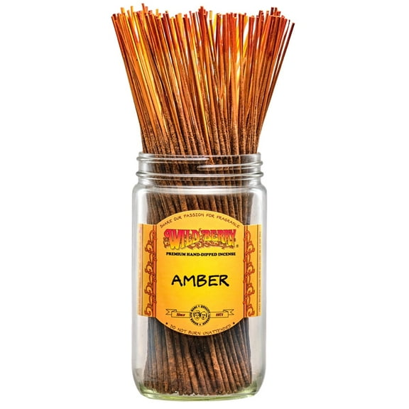 50x Wild Berry Incense Amber Traditional Sticks