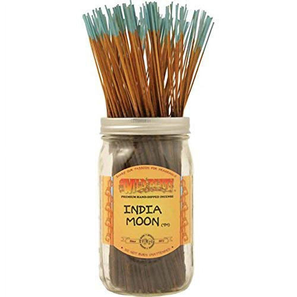 Wild Berry Incense India Moon [100 Sticks Count Bundle]