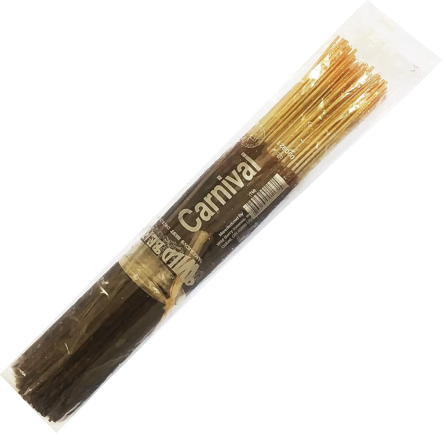 Wild Berry  Incense Stick Bundle [100 Sticks Per Pack - Brown - 10.5"]