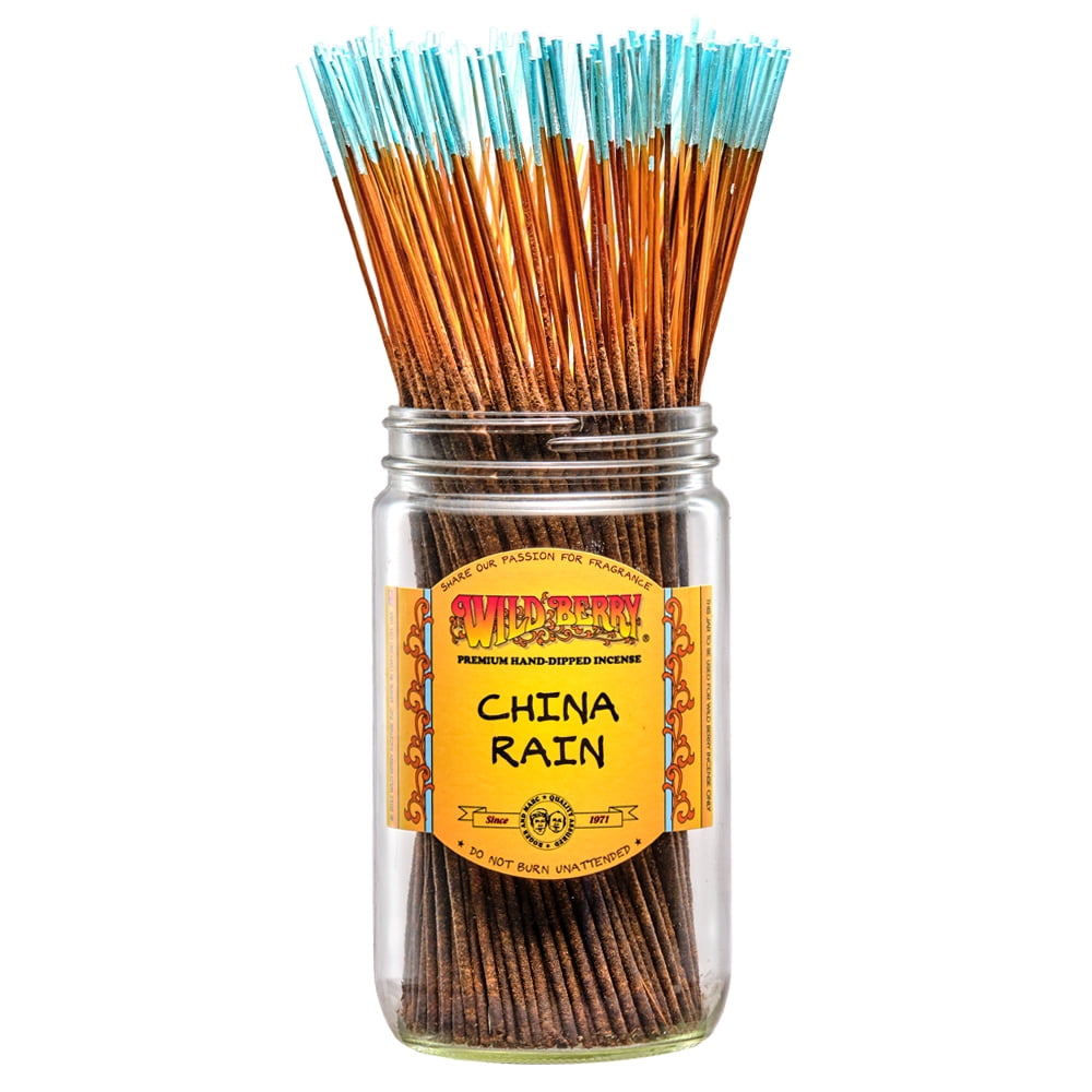 Wild Berry Incense Traditional 11" - China Rain - 100 Sticks - USA Wildberry
