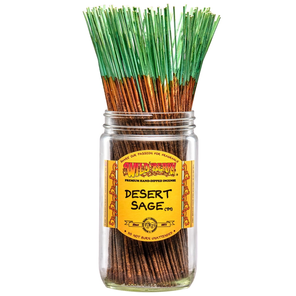 Wild Berry Incense Traditional 11" - Desert Sage - 100 Sticks - USA Wildberry
