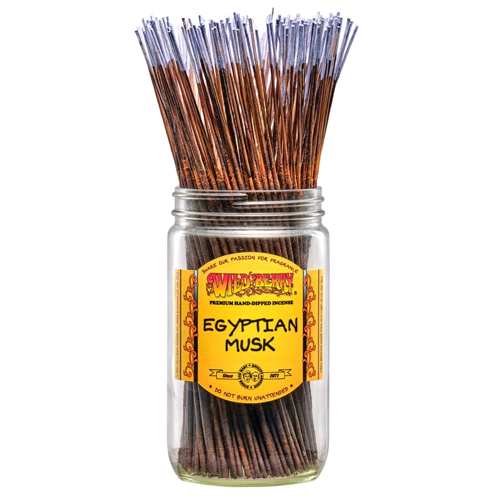 Wild Berry Incense Traditional 11" - Egyptian Musk - 100 Sticks - USA Wildberry