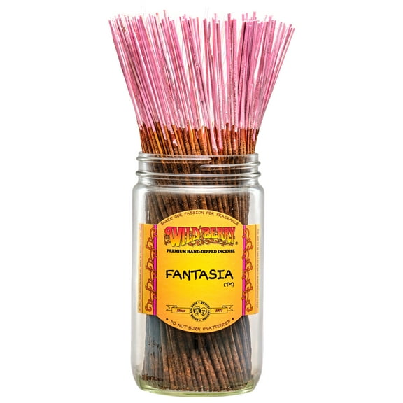 Wild Berry Incense Traditional 11" - Fantasia - 20 Sticks - USA Wildberry