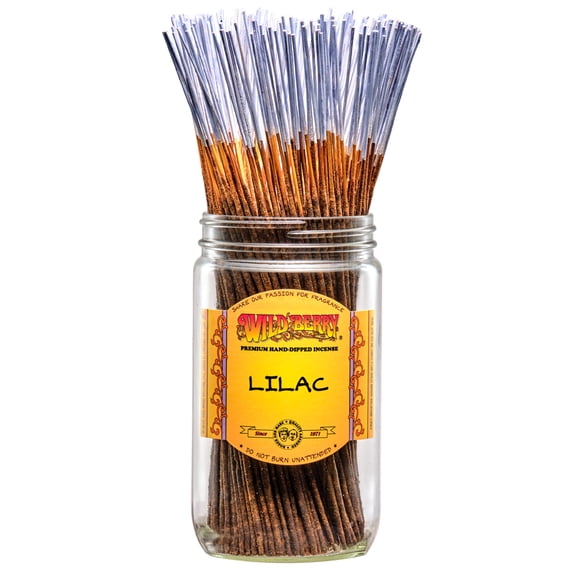 Wild Berry Incense Traditional 11" - Lilac - 20 Sticks - USA Wildberry