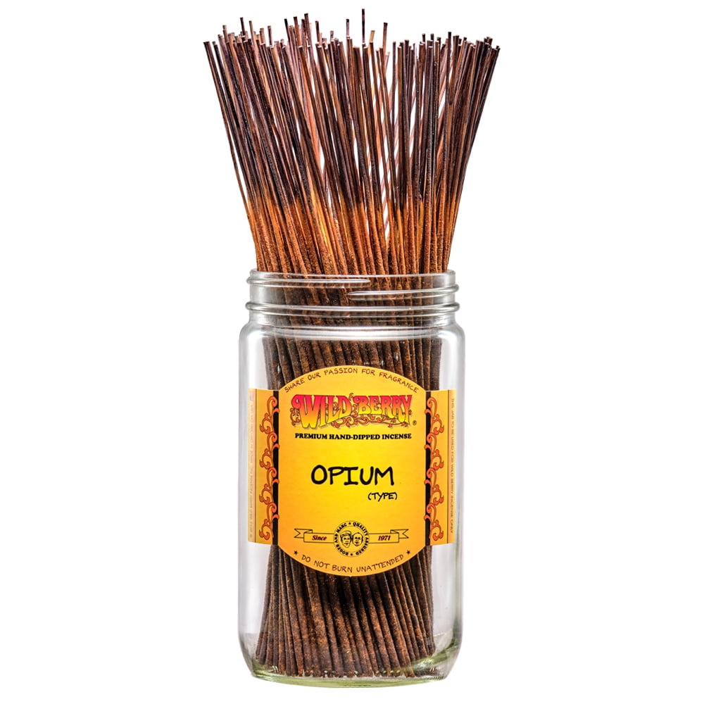 Wild Berry Incense Traditional 11" - Opium - 100 Sticks - USA Wildberry