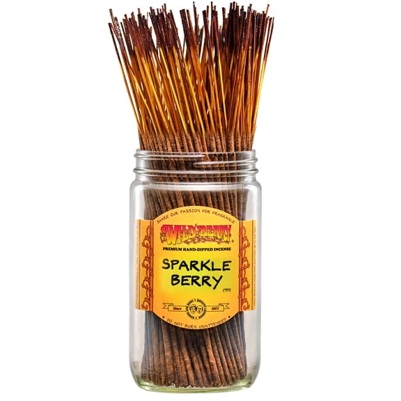 Wild Berry Incense Traditional 11" - Sparkle Berry - 20 Sticks - USA