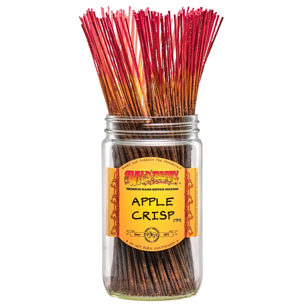 Wild Berry Incense Traditional 11" - Apple Crisp - 100 Sticks - USA Wildberry