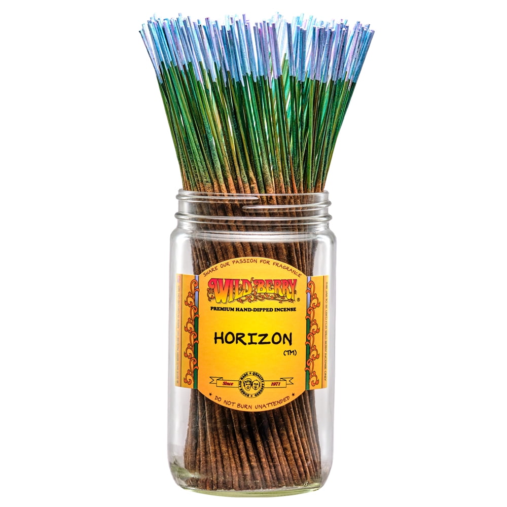 Wild Berry Incense Traditional 11" Sticks - Horizon - 100 Sticks - USA Made Wildberry