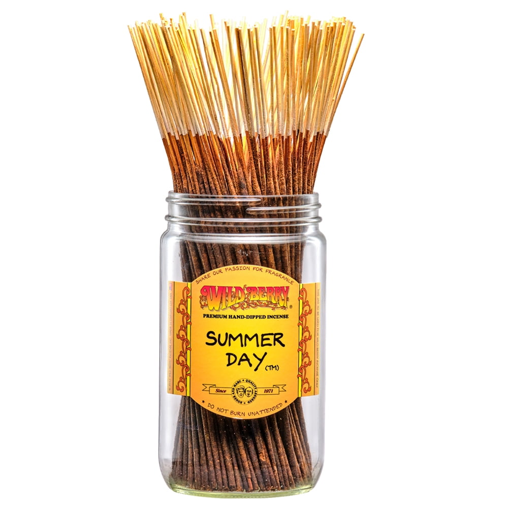 Wild Berry Incense Traditional 11" - Summer Day - 100 Sticks - USA Wildberry