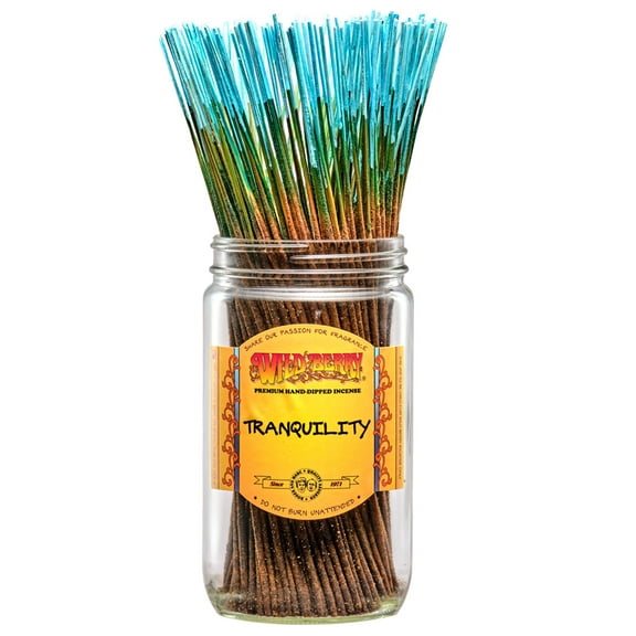 Wild Berry Incense Traditional 11" - Tranquility - 100 Sticks - USA Wildberry