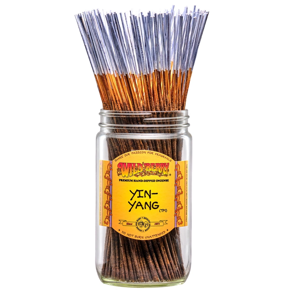 Wild Berry Incense Traditional 11" - Yin Yang - 100 Sticks - USA Wildberry