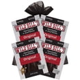 thumbnail image 1 of Wild Bill’s 3oz Original Beef Jerky Black Organza 4-Piece Gift Bag, 1 of 6