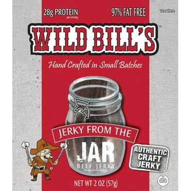 Wild Bill's Original Hickory Smoked Beef Jerky From The Jar 2 Ounce Pack (3 count)