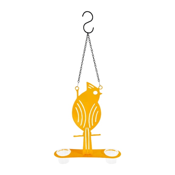 Wild Bird Attracting Feeder Dual Food Bowl Design Fit Jelly Mealworm Fruit Feeding Needs