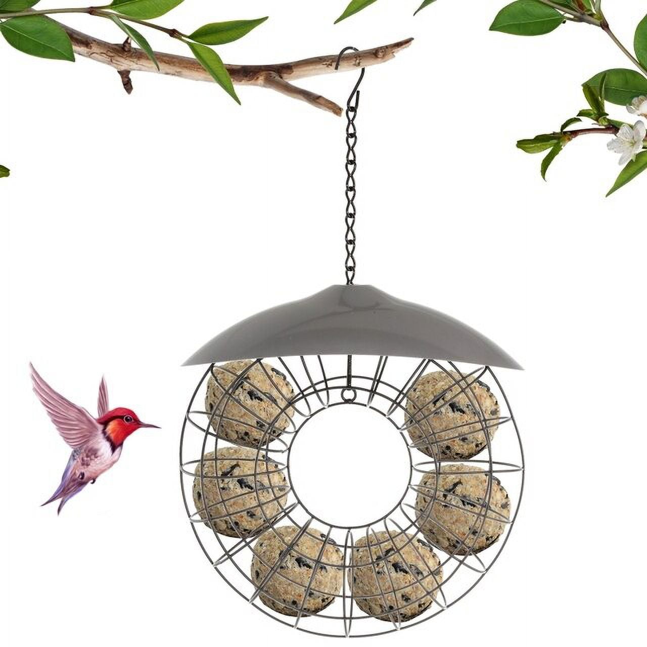 Wild Bird Feeder Fat Ball Hanging Bird Feeder Outdoor Garden Field Bird