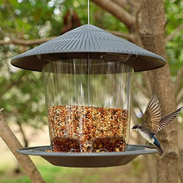 Wild Bird Feeder, Outside Squirrel Proof Bird Feeder, Hanging Wild Bird