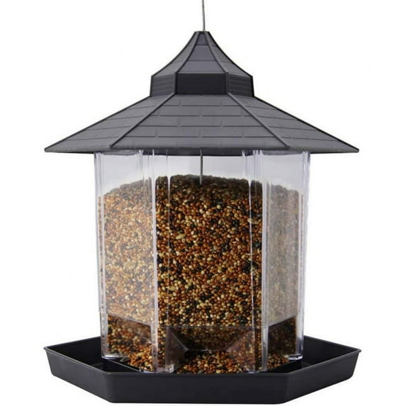 Wild Bird Feeder, Panorama Bird Feeder Hanging for Garden Yard Outside Decoration