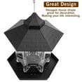 thumbnail image 1 of Wild Bird Feeders for Outside Hanging, Garden Yard Outdoors Decoration, Hexagon Shaped with Roof Hanging Birds Feeder Squirrel Proof Gazebo Bird Feeder for Bird Watchers, 1 of 6