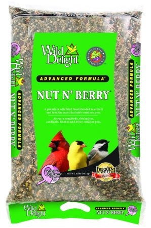 Wild Bird Food, Premium Nut 'N Berry, 20-Lbs.
