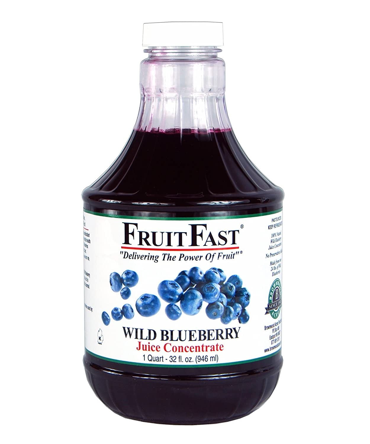 Wild Blueberry Juice Concentrate by (32 FL OZ) Unsweetened, 65 Brix