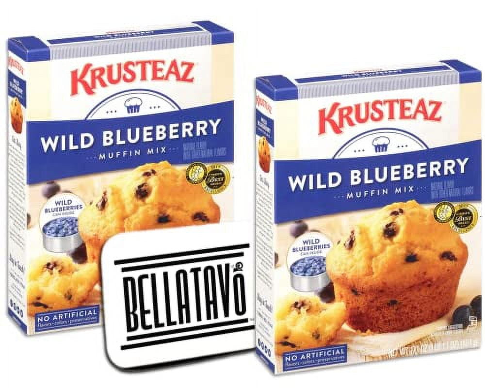 Wild Blueberry Muffin Mix Bundle. Includes Two17.1 oz Boxes of