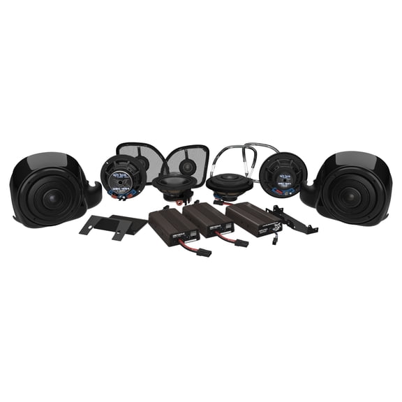 Wild Boar Audio 900 Watt 6 Speaker & 3 Amplifier Kit for Road Glide models (WBA-WHOLE-HOG-RG)
