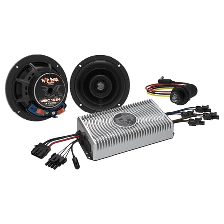 Wild Boar Audio WBA FLHT-BT KIT 2 Speaker & Amplifier Kit with Bluetooth for Standard models