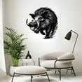 thumbnail image 1 of Wild Boar Metal Wall Art, 1 of 8
