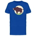 thumbnail image 1 of Wild Boar Roaring Flat Style T-Shirt Men -Image by Shutterstock, Male x-Large, 1 of 2