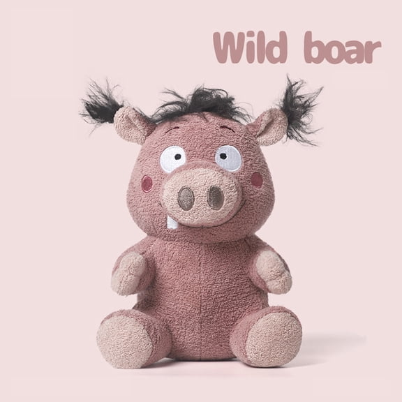 Wild Boar Stuffed Animals Ultra Soft Lovely Plush Toys Cute Cuddly Plush Doll High Quality Soft Huggable Stuffed Plush Animals Normal Package