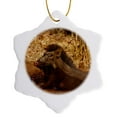 thumbnail image 1 of 3drose, Wild Boar, Tadoba Andheri Tiger Reserve, Tatr., 3 inch Snowflake Porcelain Ornament, 1 of 7
